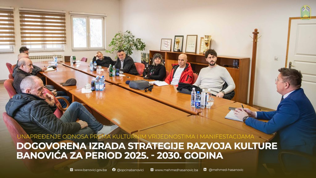 Dogovorena izrada Strategije razvoja kulture 2025.-2030. godina